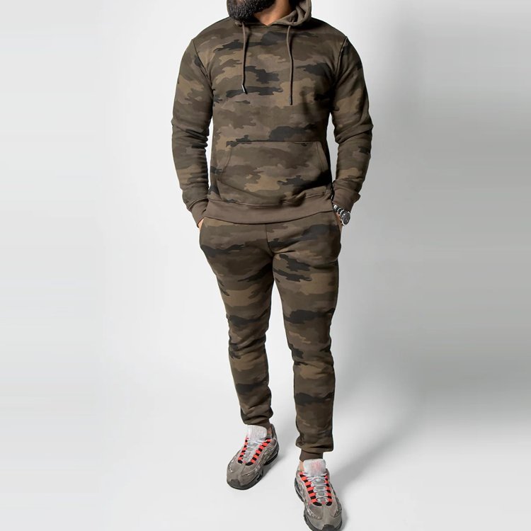 Camo Tracksuit: Stylish and Cozy Sweat Suit for Men